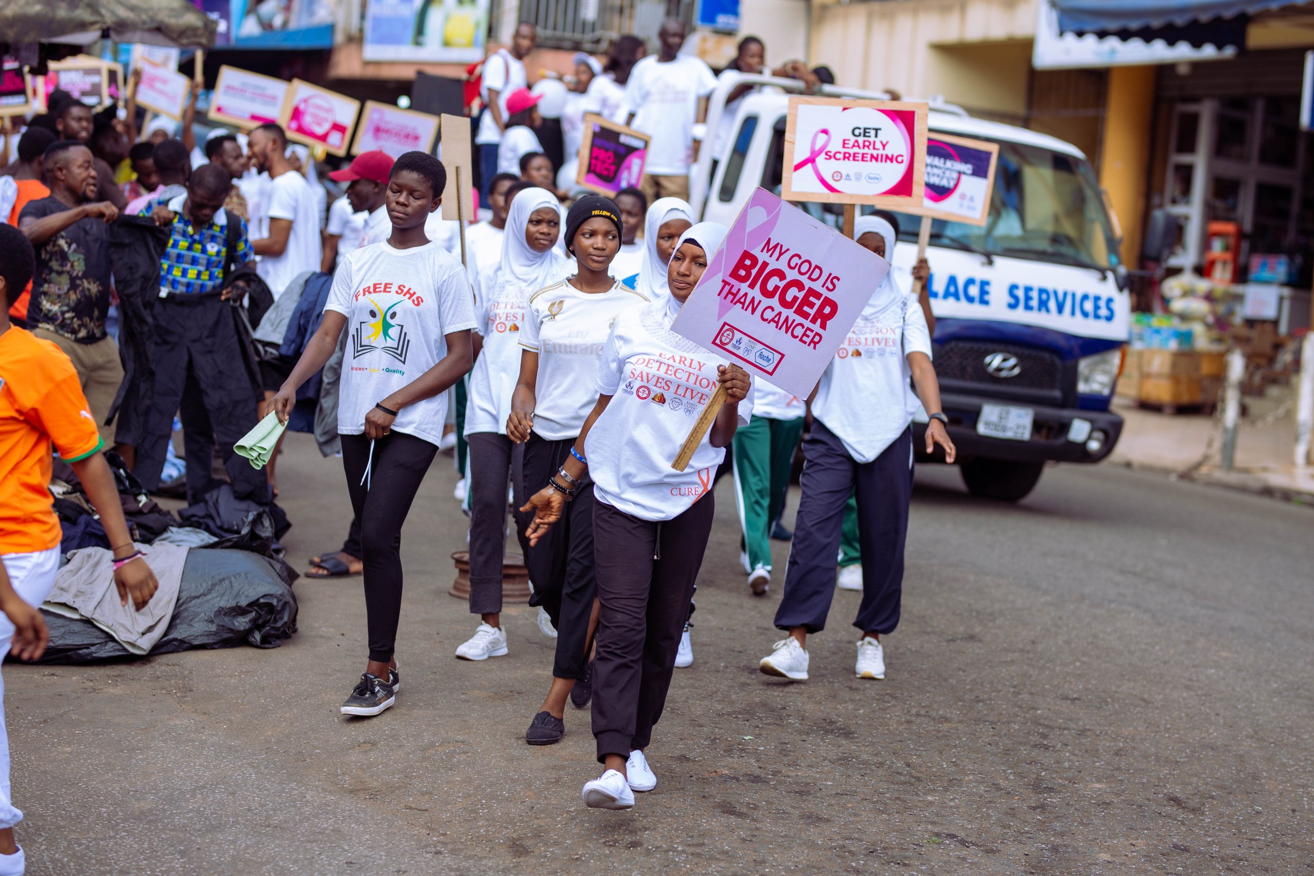 'immagine di copertina per ' + Marcia contro il cancro al seno in Ghana del 2023
